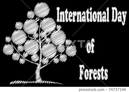 International Day of Forests,  Natural background 74737199