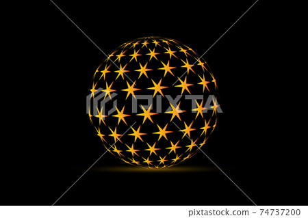 star logo, Abstract vector globe and star logo star logo, Abstract vector globe and star logo 74737200
