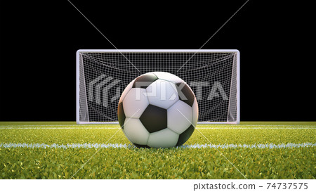 Soccer Ball And Goal Net Lawn Field Clipping Mask Soccer Ball And Goal Net Lawn Field Clipping Mask 74737575