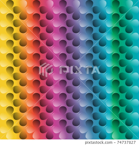 Clover colorful abstract background, Seamless pattern with clover leaves, Flower - background 74737827