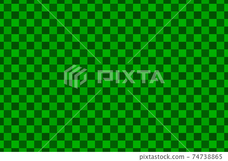 Chessboard vector pattern - green background 74738865