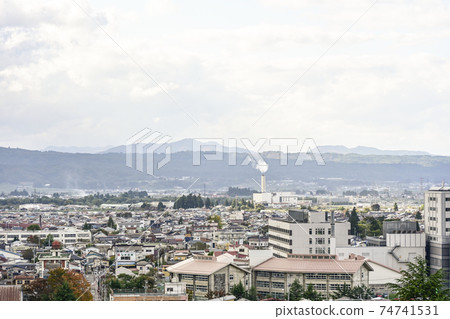 敦賀城(會津若松城)觀景台景觀 敦賀城(會津若松城)觀景台景觀 74741531