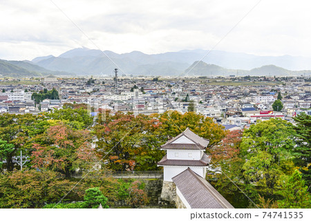 敦賀城（會津若松城）觀景台景觀 74741535