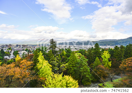 View from the observation floor of Tsuruga Castle (Aizuwakamatsu Castle) View from the observation floor of Tsuruga Castle (Aizuwakamatsu Castle) 74741562