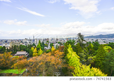 敦賀城(會津若松城)觀景台景觀 敦賀城(會津若松城)觀景台景觀 74741563
