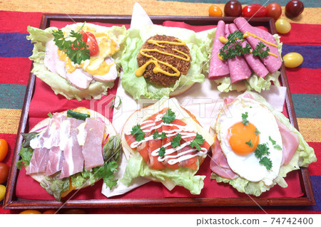 多彩多姿的三明治 74742400