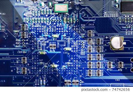 計算機的複雜電子電路 計算機的複雜電子電路 74742656