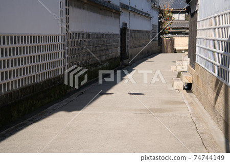 【重要傳統建築群保存地區】岡山縣倉敷市大原家住宅後的倉敷河畔胡同2 74744149