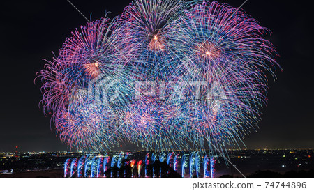 [Yoro Town, Gifu Prefecture] Hikari of Hope (Fireworks) 74744896