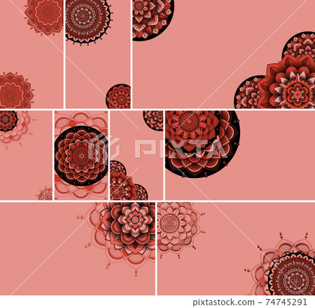 Beautiful mandala design background Beautiful mandala design background 74745291