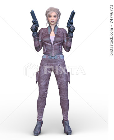 一個女人拿著槍 一個女人拿著槍 74746773