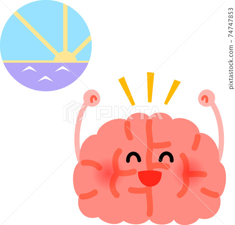 Awakened brain character - Stock Illustration [74747853] - PIXTA