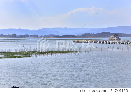 松川浦和宇野燈塔的海港 74749153