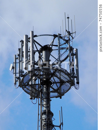 通信圖像(無線電塔:基站) 通信圖像(無線電塔:基站) 74750556