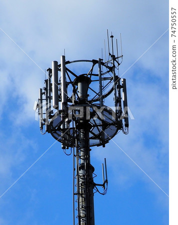 通信圖像(無線電塔:基站) 通信圖像(無線電塔:基站) 74750557