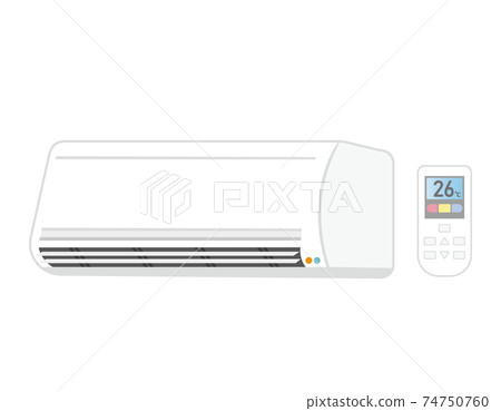 Vector illustration of air conditioner Air conditioner Vector illustration of air conditioner Air conditioner 74750760
