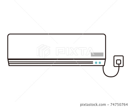 Vector illustration of air conditioner Air conditioner Vector illustration of air conditioner Air conditioner 74750764