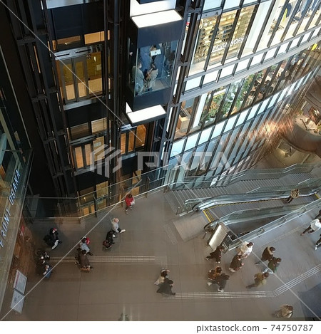 Overlooking the floor below 74750787