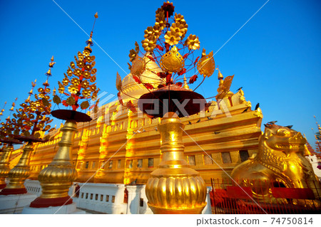 Temple in Myanmar 74750814