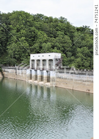 Uryu First Dam (Horokanai Town, Hokkaido) 74751241