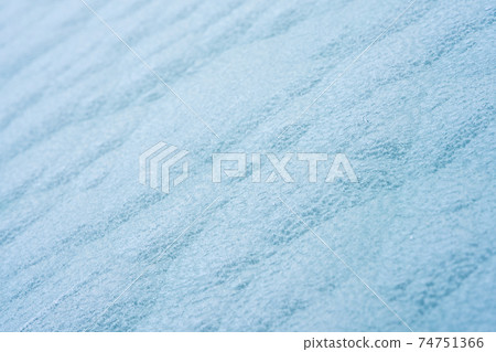 Frost on the windshield of a car Frost on the windshield of a car 74751366