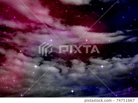 galaxy in a free space. 3D rendering 74751667