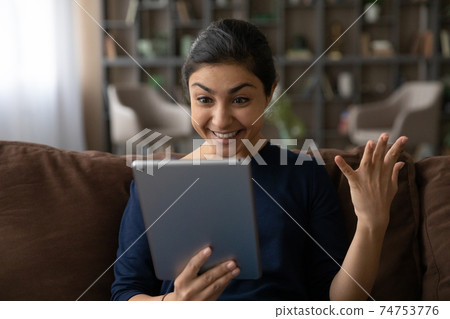 Stunned Indian woman shocked by unexpected sale deal on pad 74753776