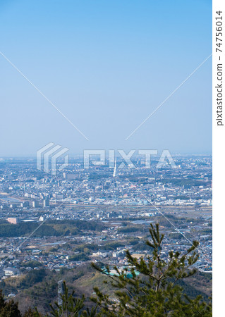 從二條山附近的廣場看的PL塔（Kongou Ikoma Kisen國家紀念碑） 74756014