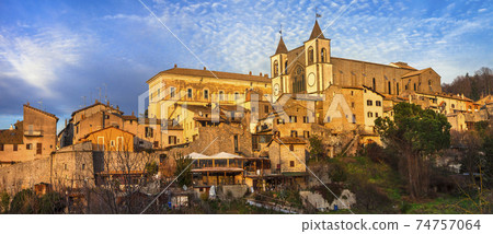 San Martino al Cimino - medieval town in Viterbo province, Italy 74757064