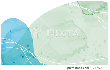 streamline shape, aerodynamic shape, watercolour 74757306