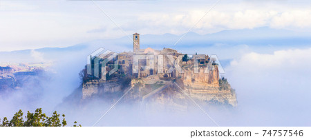 impressive ghost town - Civita di Bagnoregio, Italy impressive ghost town - Civita di Bagnoregio, Italy 74757546