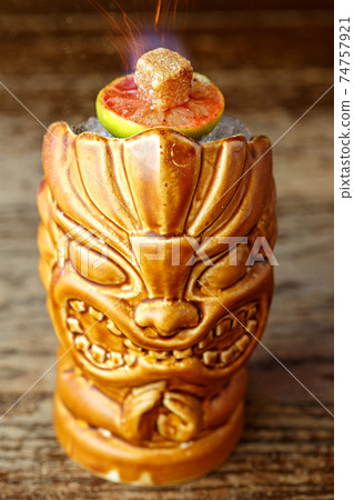 cocktail zombie with fire 74757921