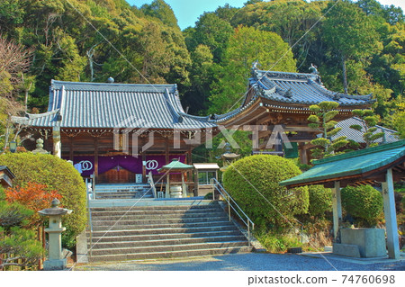 Shikoku 88 Pilgrimage Site Hanta Temple Main Hall Shikoku 88 Pilgrimage Site Hanta Temple Main Hall 74760698