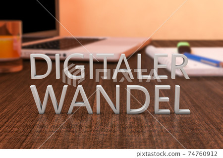 Digitaler Wandel Digitaler Wandel 74760912