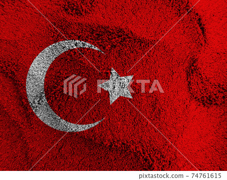 turkey flag turkey flag 74761615