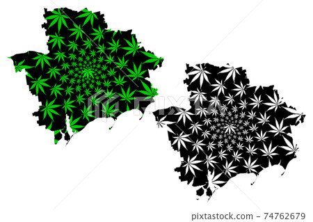 Zaporizhia Oblast (Administrative divisions of Ukraine, Oblasts of Ukraine) map is designed cannabis leaf green and black, Zaporizhzhya map made of marijuana (marihuana,THC) foliage.... Zaporizhia Oblast (Administrative divisions of Ukraine, Oblasts of Ukraine) map is designed cannabis leaf green and black, Zaporizhzhya map made of marijuana (marihuana,THC) foliage.... 74762679