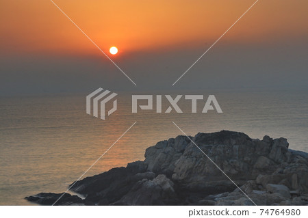 Dapu Rock Carvings Sunset Dongju Mazu Dapu Rock Carvings Sunset Dongju Mazu 74764980