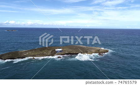 Laie Point Drone Aerial on Oahu 74765579