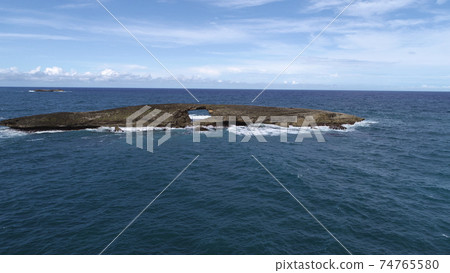 Laie Point Drone Aerial on Oahu 74765580