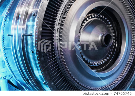 A structural element of a turbine with blades for aviation and power generation. A structural element of a turbine with blades for aviation and power generation. 74765745
