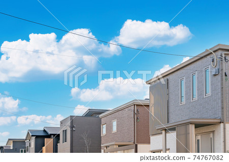 Real estate image New residential area image Built-for-sale housing image 74767082