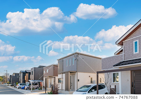 Real estate image New residential area image Built-for-sale housing image Real estate image New residential area image Built-for-sale housing image 74767088