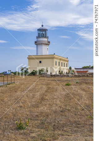 Lighthouse in Capo Colonna near Crotone, Calabria, Italy 74767971