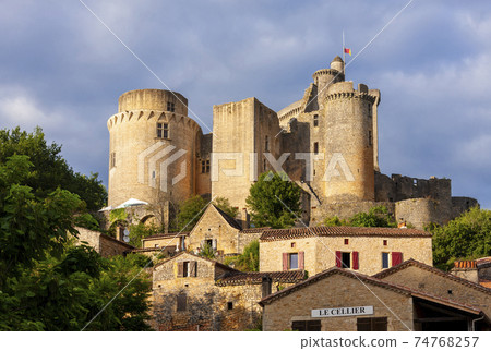 Bonaguil Castle in Lot et Garonne, France Bonaguil Castle in Lot et Garonne, France 74768257