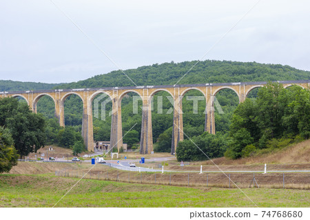 The viaduct near Souillac in the Midi-Pyrenees region of southern France The viaduct near Souillac in the Midi-Pyrenees region of southern France 74768680