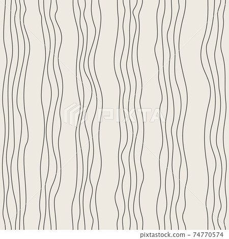 Seamless linear pattern. Geometric weave backdrop. Graphic print texture fabric design template. Vector illustration monochrome background 74770574