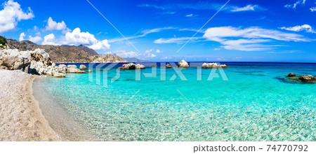beautiful beaches of Greek islands - Apella in Karpathos beautiful beaches of Greek islands - Apella in Karpathos 74770792