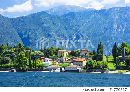 pictorial scenery of Lago di Como, Italy pictorial scenery of Lago di Como, Italy 74770817