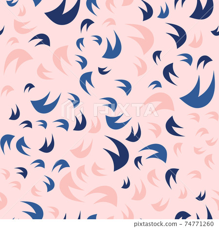 Seamless pattern with hand drawn organic shapes. Beautiful texture for textile, paper print, scrapbooking or wallpaper. Vector illustration. Cute colorful abstract background. Seamless pattern with hand drawn organic shapes. Beautiful texture for textile, paper print, scrapbooking or wallpaper. Vector illustration. Cute colorful abstract background. 74771260