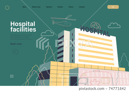 Medical insurance template - hospital Medical insurance template - hospital 74771842